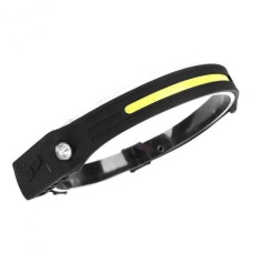 Налобный фонарик BL G28 XPE+COB с сенсором