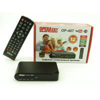 TV тюнер Т2 приемник для цифрового ТВ Operasky DVB-Т2 OP-407 USB Wi-Fi PR4