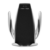Автодержатель телефона с функцией беспроводной зарядки S5 Techno Smart Sensor Умный держатель смартфона для