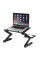 Столик - подставка для ноутбука с активным охлаждением Laptop Table T8 стол-трансформер + 2 кулера