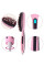 Електрична щітка-випрямляч Fast Hair Straightener HQT-906 Фен-щітка для випрямлення та укладки волосся з LED дисплеєм та
