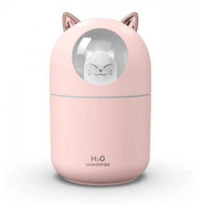 Зволожувач повітря Котик Humidifier H2O Cat USB Дифузор з підсвіткою – нічником, 300мл