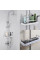 Полиця для ванної кімнати Shower Rack Регульована стійка для душу з тримачем шланга та гачками