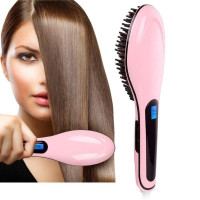 Електрична гребінець випрямляч для волосся Fast Hair Straightener HQT-906 вирівнювання гребінцем