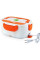 Электрический Ланч Бокс Electric lunch heater box с подогревом от сети 220v на 2 отделения, Пищевой термо