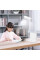 Настольная аккумуляторная LED лампа Bionic Desk Lamp DL-43, cветодиодный сенсорный светильник 3 в 1 Power Bank