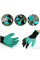Резиновые перчатки с когтями для сада и огорода Garden Genie Gloves Гарден Джени Гловес, Садовые перчатки