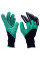 Резиновые перчатки с когтями для сада и огорода Garden Genie Gloves Гарден Джени Гловес, Садовые перчатки