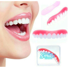 Знімні вініри для зубів Perfect smile veneers з кейсом. Голлівудська посмішка накладні зуби, капи, накладки для зубів верх, низ