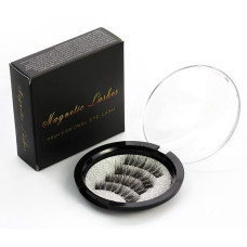 Магнитные ресницы, Magnet Lashes Professional Eye Lash 3 магнита, 3D эфект круглый футляр