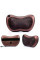 Массажная подушка с инфракрасным подогревом Massage Pillow QY-8028, роликовый масажер для спины и шеи