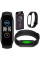 Фітнес браслет Band M5 black 5 Hey Plus кольоровий М5 крокомір, вимірювання тиску і пульсу чорні, смарт