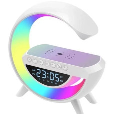 Настольный ночник с беспроводной зарядкой RGB Happy Light Smart Light Sound Machine 24 см