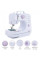 Багатофункціональна автоматична швейна машинка SEWING MACHINE FHSM-505 12 в 1, Міні-швейна машина з оверлоком 12 функцій 2 режими