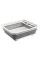 Складна кухонна сушарка для посуду Kitchen Craft BN-090 розкладна, силіконова сушка органайзер для тарілок і кухонних приладів,