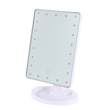 Косметичне сенсорне дзеркало для макіяжу Magic MakeUp Mirror обертається на 180 настільне дзеркало на підставці з підсвічуванням