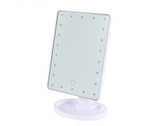 Косметичне сенсорне дзеркало для макіяжу Magic MakeUp Mirror обертається на 180 настільне дзеркало на підставці з підсвічуванням