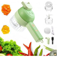 Многофункциональный ручной измельчитель для овощей 4 в 1 Food Chopper Catling, Электрическая кухонная