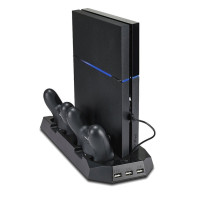 Подставка для игровой приставки Slim, Pro Skytech 5 в 1 Зарядная док-станция для джойстиков 4