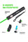 Мощная лазерная указка Green Laser Pointer YL-303 1000mW, аккумуляторный зеленый лазер с ключом BL-303 диодный