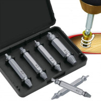 Набор экстракторов бит Easy Out Tool S2 4 шт в коробке, двухсторонние насадки для выкручивания сломанных,