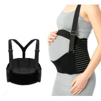 Бандаж для вагітних Pregnant woman stomach Lift belt 4 в 1 пояс з гумкою через спину, пояс-бандаж для подвійної підтримки живота і