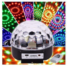 Світлодіодна Диско куля з вбудованою бездротовою колонкою LED Magic Ball Light mp3 CG07 PR3