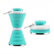 Складана силіконова пляшка Folding travel water cup, 500 мл