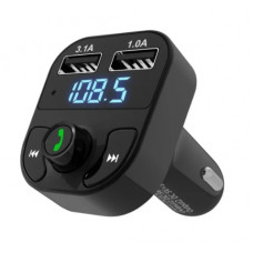 FM модулятор трансмітер в авто Car X8 MP3 ∙ 2 USB роз'єми ∙ micro SD ∙ Bluetooth