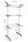 Складна стійка, сушарка для одягу, білизни 3 tiers Garment Rack With Wheels K12-120 металева так зручно Dreamland