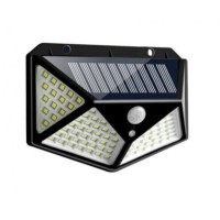 Вуличний потрійний ліхтар Solar Interaction Wall Lamp CL - 100 на сонячній батареї з датчиком руху, Настінний акумуляторний