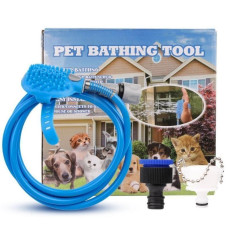 Щітка-душ на долоню для купання великих собак Pet Bathing Tool зі шлангом Pet washer