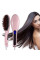 Електрична щітка-випрямляч Fast Hair Straightener HQT-906 Фен-щітка для випрямлення та укладки волосся з LED дисплеєм та