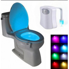 Автономна кольорова LED підсвічування Light Bowl Toilet Led для унітазу з датчиком руху і світла 8 кольорів, Світлодіодний