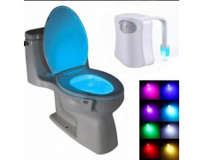Автономна кольорова LED підсвічування Light Bowl Toilet Led для унітазу з датчиком руху і світла 8 кольорів, Світлодіодний