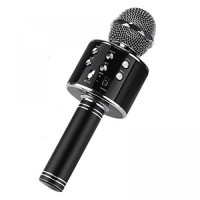 Бездротовий мікрофон караоке bluetooth Q858 Karaoke Black