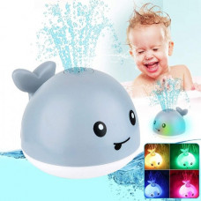 Дитяча іграшка для ванної світиться кит Spray Water Bath Toy з підсвічуванням і фонтаном, плаваюча іграшка Кит спрей з фонтанчиком