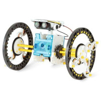 Конструктор робот на сонячній батареї Educational Solar Robot 14 в 1 виконує функціональні рухи