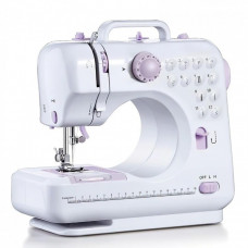 Багатофункціональна автоматична швейна машинка SEWING MACHINE FHSM-505 12 в 1, Міні-швейна машина з оверлоком 12 функцій 2 режими