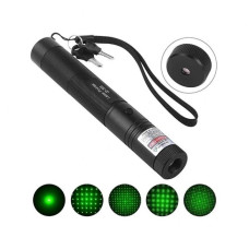 Потужна лазерна указка Green Laser Pointer YL - 303 1000mw, акумуляторний зелений лазер з ключем BL-303 діодний з насадкою ефектів