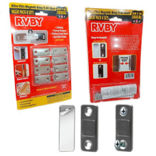 Універсальний магніт для дверей і ящиків VALUE PACK 9436-2, надміцний, латунне покриття, для дому та шафи