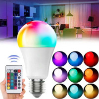 Светодиодная лампа Anslut LED RGB MAG-719 с пультом, E27, регулировка яркости