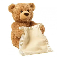 Дитяча інтерактивна іграшка Ведмедик Peekaboo Bear (Пікабу) Brown 30 см