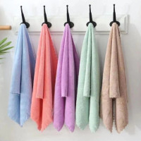 Набор полотенец из микрофибры 2 шт, 145×80 см и 75×35 см, мягкие впитывающие банные полотенца AND 521-2415