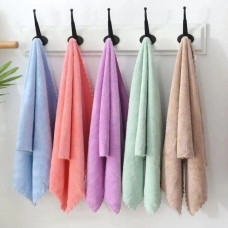 Набір рушників із мікрофібри 2 шт., 145×80 см і 75×35 см, м'які вбиральні лазеві рушники AND 521-2415