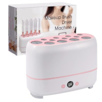 Электрическая сушилка для кистей макияжа AND LY-610, 12 отверстий, белая, USB, профессиональная сушка кистей