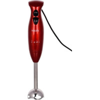 Погружной ручной блендер BN-0100 сетевой 300 Вт для смешивания и измельчения красный