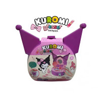 Косметический набор детский Kuromi 26 предметов, розовый кейс для девочек