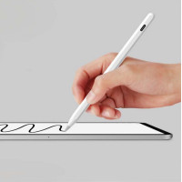 Стилус активный магнитный для IOS с LED дисплеем White