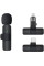 Петличный беспроводной микрофон с адаптером Lightning/Type-C K9 Wireless Lavalier